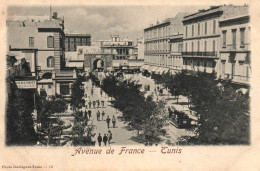 CPA TUNISIE - TUNIS - Avenue De France - Tunisie