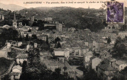 CPA 07 - LARGENTIERE (Ardèche) - Vue Générale, Dans Le Fond On Aperçoit Le Clocher De Chassiers - Largentiere