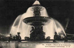 CPA 75 - PARIS - 79. Place De La Concorde - Une Fontaine Lumineuse - C. M. - Piazze