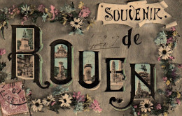 CPA 76 - ROUEN (Seine Maritime) - Souvenir De Rouen - Rouen