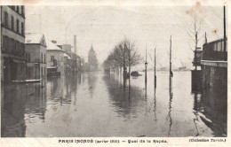CPA 75 - PARIS INONDE 1910 - Quai De La Rapée (collection Taride) - Überschwemmung 1910