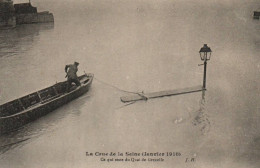 CPA 75 - PARIS - Crue De La Seine - Ce Qui Reste Du Quai De Grenelle - Inondations De 1910