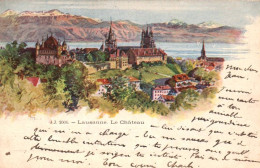 CPA SUISSE - J.J. 2004. LAUSANNE - Le Château - Andere & Zonder Classificatie