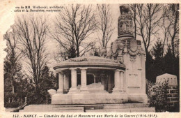 CPA 54 - NANCY (Meurthe Et M.) - 153. Cimetière Du Sud Et Monument Aux Morts De La Guerre 14-18 - Nancy