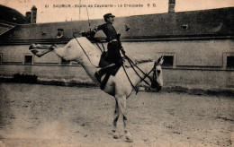 CPA 49 - SAUMUR (Maine Et Loire) - 61. Ecole De Cavalerie - La Croupade - RD - Saumur