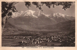 CPA 74 - SALLANCHES (Hte-Savoie) - 395. Sallanches Et Le Mont-Blanc - Sallanches