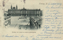 CPA 54 - NANCY (Meurthe Et M.) - Hôtel De Ville Et Place Stanislas - Nancy
