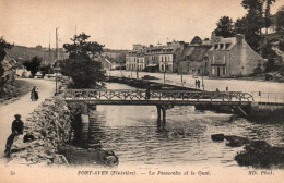 CPA 29 - PONT-AVEN (Finistère) - 41. La Passerelle Et Le Quai - Pont Aven