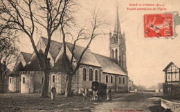 CPA 27 - PONT-SAINT-PIERRE (Eure) - Façade Postérieure De L'Eglise - Sonstige & Ohne Zuordnung