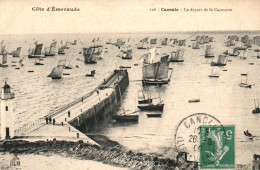 CPA 35 - CANCALE (Ille Et Vilaine) - 126. Le Départ De La Caravane - Cancale