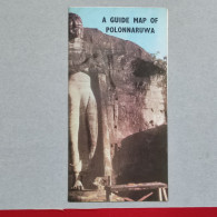 POLONNARUWA - SRI LANKA, Vintage Map, Prospect, Guide, (pro4) - Cuadernillos Turísticos