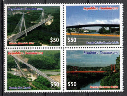 Dominocan Republic 2015 Rep. Dominicana / Bridges MNH Puentes Brücken / Cu21927  41-5 - Brücken