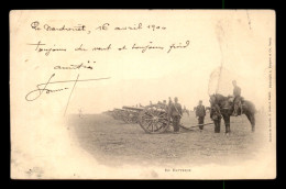 BERGERET - MILITAIRES -  EN BATTERIE - Bergeret