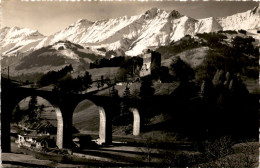 B.L.S. Viadukt Mit Tellenberg Und Hohniesenguppe (10) * Feldpost 8. 8. 1940 - Frutigen