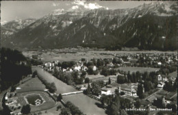 10548343 Interlaken BE Interlaken Strandbad Fliegeraufnahme Interlaken - Autres & Non Classés