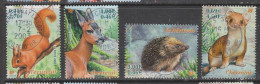 Yvert 3381 / 3384 écureuil Chevreuil Hérisson Hermine Cachet Rond - Used Stamps