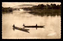 CAMEROUN - EDEA - LE PONT DE CHEMIN DE FER SUR LA SANAGA - EDITEUR HOA GUI - Kameroen