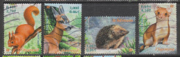 Yvert 3381 / 3384 écureuil Chevreuil Hérisson Hermine - Used Stamps