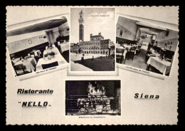 ITALIE - SIENA - RISTORANTE NELLO, VIA DEL PORRIORE - MULTIVUES - Siena