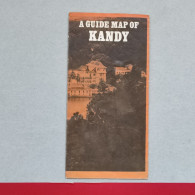 KANDY - SRI LANKA, Vintage Map, Prospect, Guide, (pro4) - Dépliants Touristiques