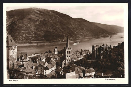 AK Bacharach / Rhein, Teilansicht Aus Der Vogelschau  - Bacharach