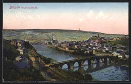 AK Bingen, Ortsansicht Mit Drususbrücke  - Bingen