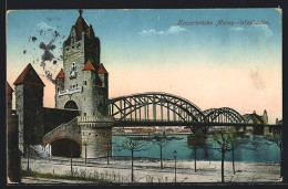 AK Mainz, Kaiser-Brücke  - Mainz