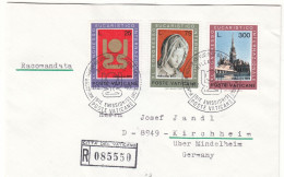 Vatican - Lettre Recom De 1973 - Oblit Poste Vaticane - Exp Vers Kirchheim - - Covers & Documents