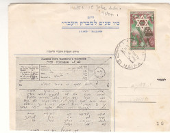 Israël - Lettre De 1950 - Oblit Haifa - Valeur 15 $ En ....2010 - - Lettres & Documents