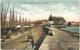 CPA Carte Postale Espagne Palma De Mallorca El Muelle 1912  VM81126 - Mallorca