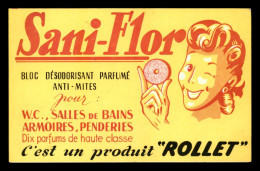 PUBLICITE - SANI-FLOR - PRODUIT ROLLET - Publicité