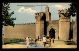 PUBLICITE - EXPOSITION COLONIALE DE MARSEILLE 1922 - PALAIS DU MAROC - COLLECTION BANANIA - Advertising