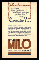 PUBLICITE - LA FARINE MILO PREPAREE PAR NESTLE - VOIR ETAT - Advertising