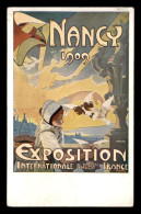 PUBLICITE - NANCY 1909 EXPOSITION INTERNATIONALE DU NORD-EST - ILLUSTRATEUR P.R. CLAUDIN, ECOLE DE NANCY - ART NOUVEAU - Publicidad