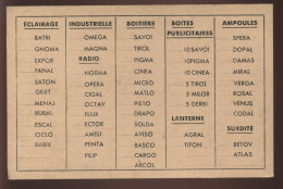 PUBLICITE - PILES WONDER - CARTE DE SERVICE DE M. MIREPOIX, REPRESENTANT A TOULOUSE (HAUTE-GARONNE) - Publicité