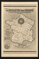 PUBLICITE - AGENCE IMMOBILIERE LE BULLETIN DES USINES A ET J THOUARD DIRECTEURS - AVENUE DE L'OPERA, PARIS - Werbepostkarten