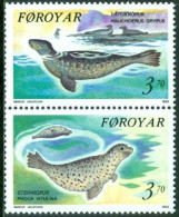 FAROE ISLS. 1992 SEALS PAIR** - Andere & Zonder Classificatie