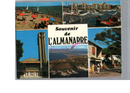 HYERES 83 - Souvenir De L'Almanarre La Plage Vue Générale Vieille Rue - Hyeres