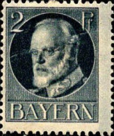 Allemagne (Bavière) Poste N* Yv:110A Mi:110A Ludwig III (Trace De Charnière) - Postfris