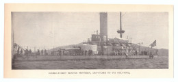 1900 - Iconographie - Battleship USS Monterey - Boats