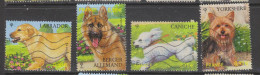 Yvert 4545 / 4548 Les Chiens - Used Stamps