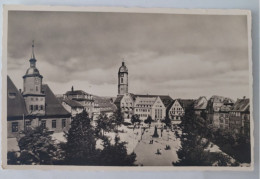 Jena, Marktplatz, Zeitgemässe Beflaggung, 1935 - Jena