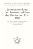 Amtliche Jahressammlung DDR 1988 Mit ESSt - Sonstige & Ohne Zuordnung