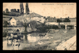 64 - ENVIRONS DE CAMBO - LES VACHES A LA RIVIERE - Autres & Non Classés