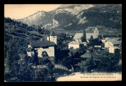 74 - SALLANCHES - QUARTIER DE L'EGLISE ET LES CHATEAUX - Sallanches