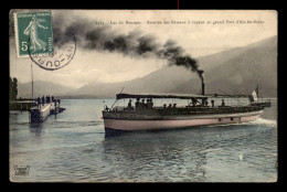 73 - AIX-LES-BAINS - LAC DU BOURGET - BATEAU A VAPEUR VILLE D'AIX - Aix Les Bains