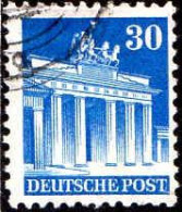 Allemagne Zone Anglo-Américaine Poste Obl Yv:56 Mi:88wg Berlin Porte De Bandenburg (Beau Cachet Rond) - Used