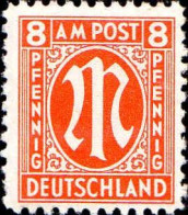 Allemagne Zone Anglo-Américaine Poste N** Yv: 6 Mi:21 M - Mint