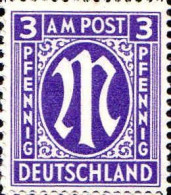 Allemagne Zone Anglo-Américaine Poste N** Yv: 2B Mi:10 M - Mint