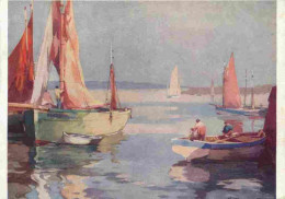 Art - Peinture - Frank Sherwin - The Harbour - Early Morning - CPM - Carte Neuve - Voir Scans Recto-Verso - Paintings